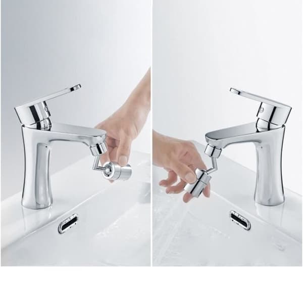 Köksblandare, Universal kranadapter 720° vridbar, kranluftare, stänksäker, - Typ 2