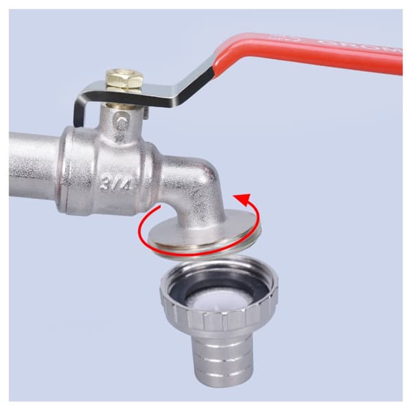 INF Hana hanaadapterilla IBC-säiliölle 3/4 Inch Alloy Faucet