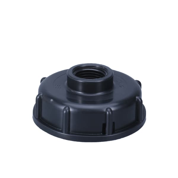 INF IBC puutarhaletkun liitin S60X6 1/2 tuuman, 3/4 tuuman, 1 tuuman kierre Musta 30 mm