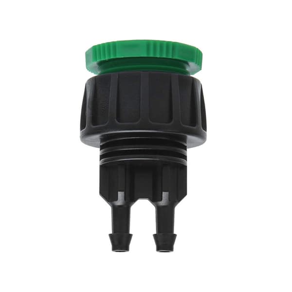 INF 46 mm til 47 mm dobbel uttak Hage automatisk vanningskrankobling (5 pakke)