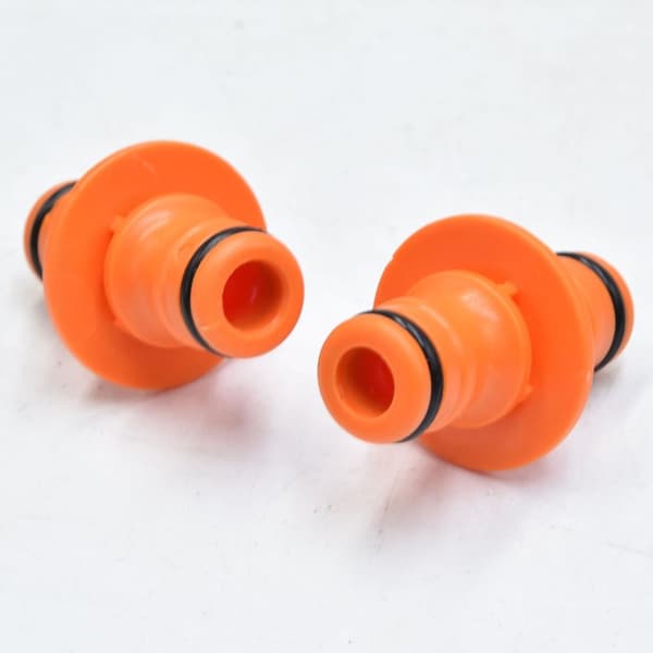 INF Dobbelt udløbsnippelstik med 2 4 mm hurtige stik