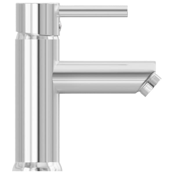 vidaXL Badrumsblandare kromad finish 130x176 mm - Kranar