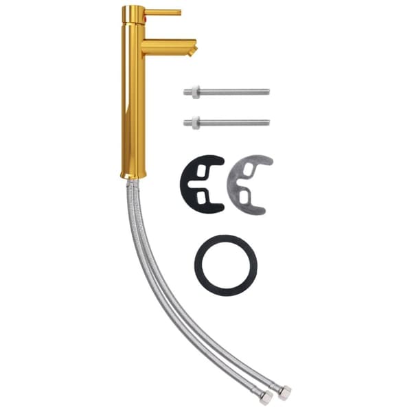 The Living Store Badrumsblandare guld 12x30 cm -  Kranar
