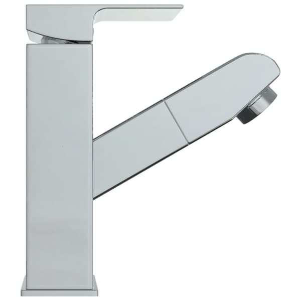 Vandhaner - Living vandhane m. udtræksfunktion til håndvask 157x172 mm kromfinish