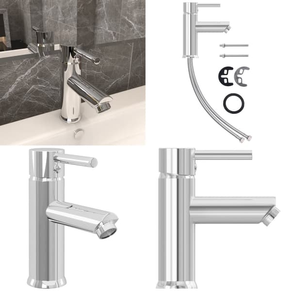 Badrumsblandare kromad finish 130x176 mm - Kran - Kranar - Home & Living