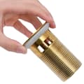 Miniatyrbild 6 av 9: Pop-up bottenventil med överflödesfunktion guld 6,4x6,4x9,1 cm - Bottenventil - Bottenventiler - Home & Living
