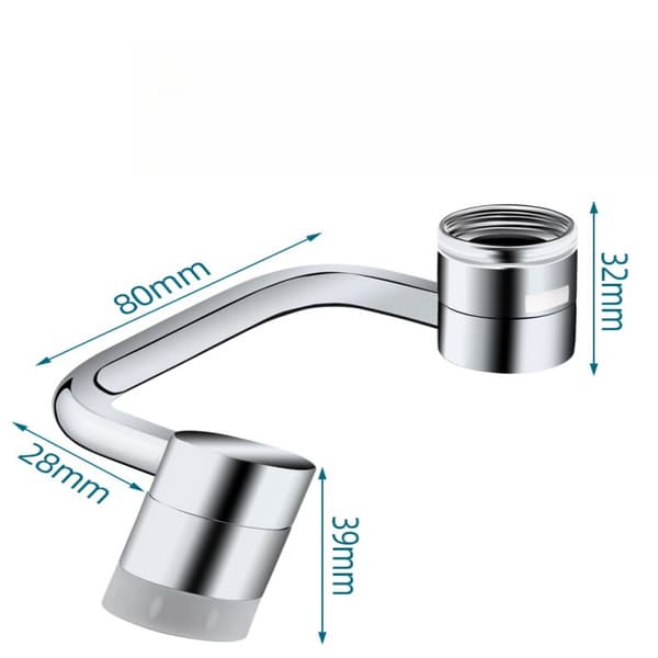 INF Dual Mode drejelig tud med belufter