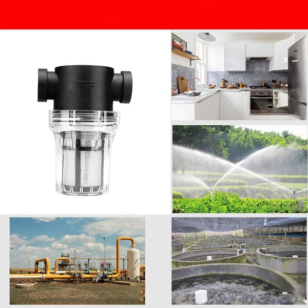 INF Inline vannfilter med 1/2" innvendig gjenge 80 Mesh