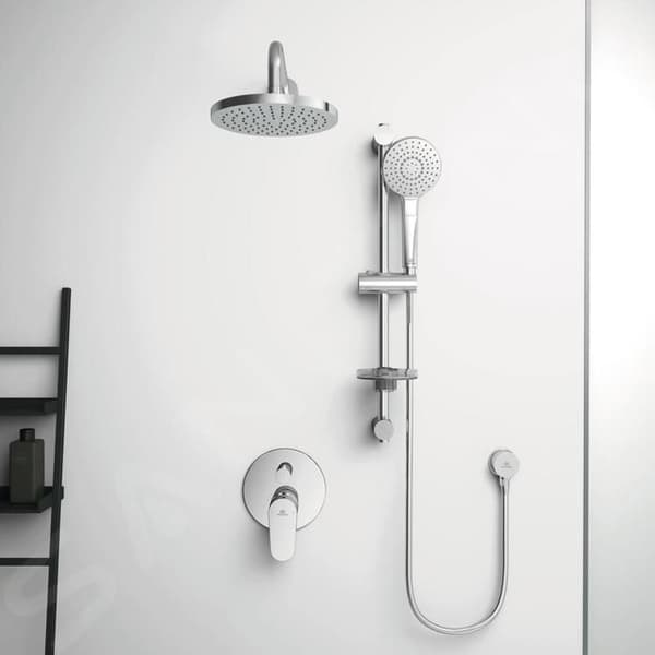 Ideal Standard Cerafine O Dolt badkarsarmatur med stomme, krom A7193AA