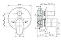 Miniatyrbild 2 av 3: Ideal Standard Cerafine O Dolt badkarsarmatur med stomme, krom A7193AA