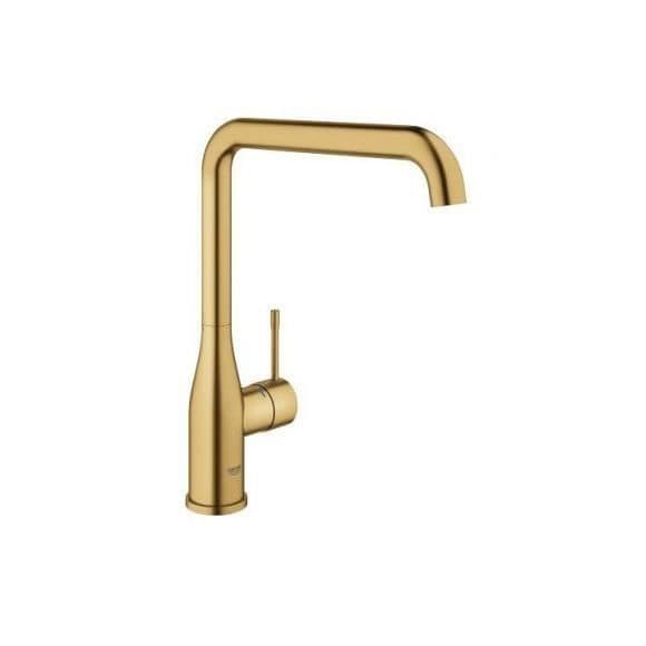 Grohe Essence diskbänksblandare - Cool Sunrise borstad - Hög vridbar pip - 28 mm keramisk patron
