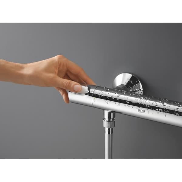 GROHE Precision Flow termostatisk duschblandare - Väggmontering - Skydd mot skållning - Krom