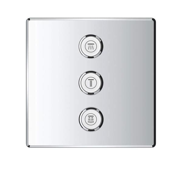GROHE Grohtherm SmartControl Kontrollpanel 3 uttag, krom - 29127000
