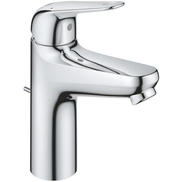 Engrepps tvättställsblandare - GROHE Swift - 24325001 - Krom - Storlek M - Vattensparande