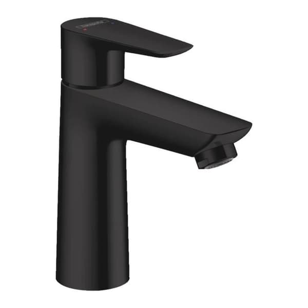 Hansgrohe - Talis E Tvättställsblandare 110, utan utdrag eller avfall, mattsvart (71712670)