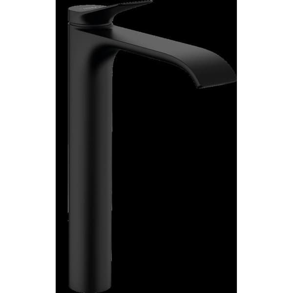 HANSGROHE Vivenis tvättställsblandare med utdragbar och avfallsmatt svart - 75040670