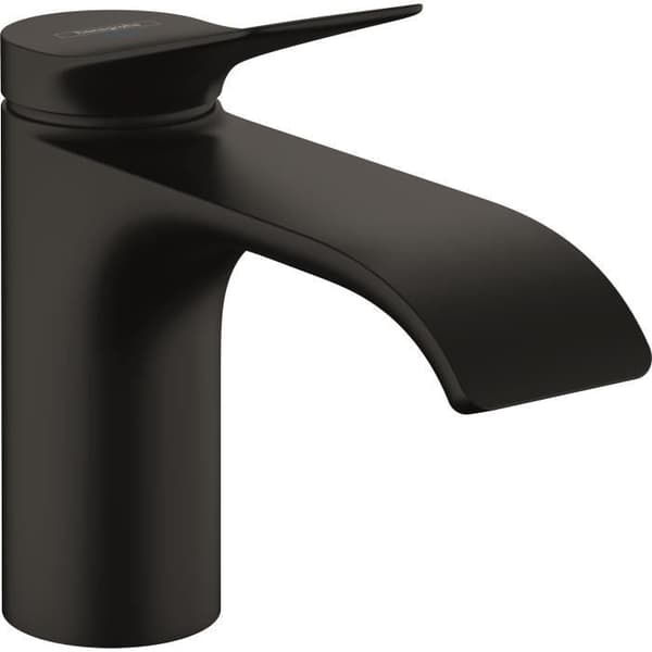 HANSGROHE Tvättställskran 80 kallvatten utan dragstång eller spill mattsvart