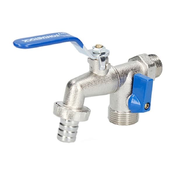 Kran Fontastock Kromad 1/2 x 3/4 x 3/4"