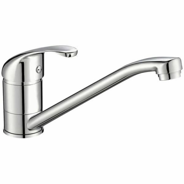 Hane med blandingsbatteri Rousseau Grå Chrome Metal Rustfrit stål Kobber