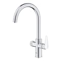 Miniatyrbild 2 av 6: Kitchen Tap Grohe  Blue Pure StartCurve Metall C-formad
