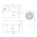 Miniatyrbillede 5 af 5: BADKARSBATTERI JS-702303B CLIF SORT