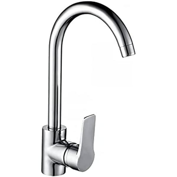 Blandare EDM 01140 Silvrig Rostfritt stål Mässing Zink