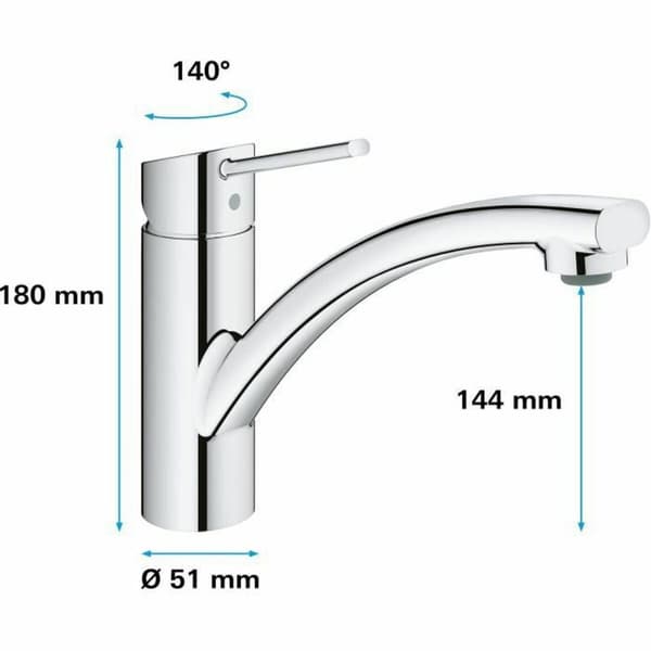 Hane med blandingsbatteri Grohe 30358000