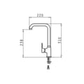 Miniatyrbillede 2 af 2: Hane med blandingsbatteri Pyramis 090935801