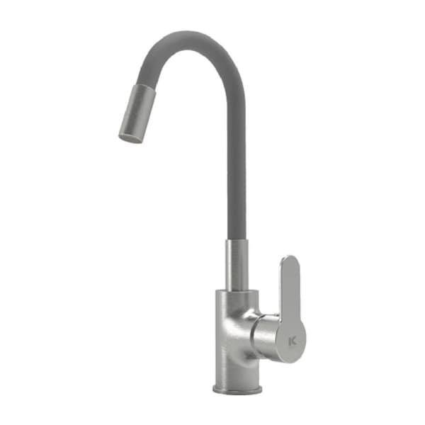 Enkelt håndtak Sink Mixer Trykk CIS Rustfritt stål Messing