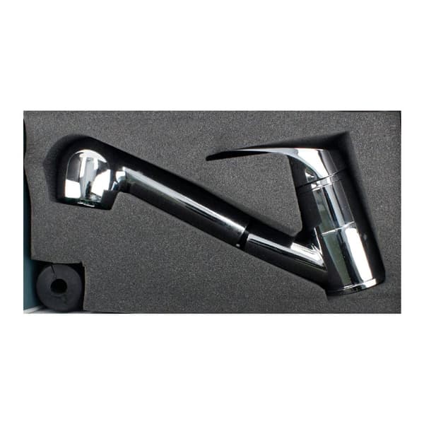 Enkelt håndtak Sink Mixer Trykk Fontastock Sink