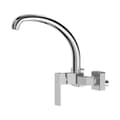 Miniatyrbilde 1 av 3: Blander EDM 01195 Getaria Sølv Rustfritt stål Messing Sink Vask