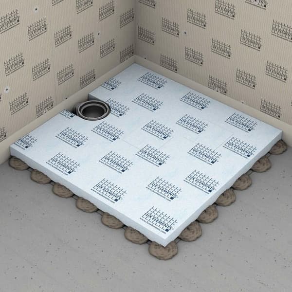 Lux element - LTUBE11111 - Stödelement för duschkar, mått 900 x 900 cm, TUB-UQ 900, blå