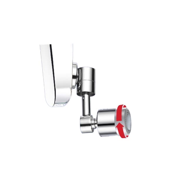 INF 1080° roterende vandhanelufter med Dual-Mode Stream 0