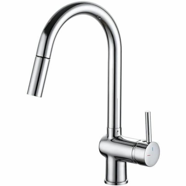 Hane med blandingsbatteri Rousseau FRIBOURG Chrome Metal