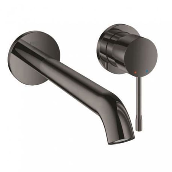 GROHE Essence 2-håls ettgrepps handfatsblandare - Svart - Vattenbesparande - Storlek L