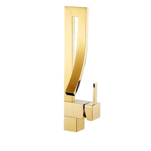 Vaskarmatur, Guld Finish, Nutidig Stil,Guld