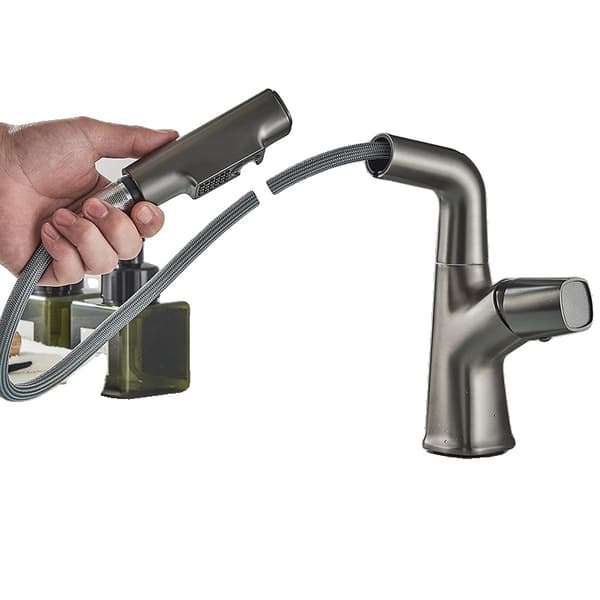Badeværelsesarmatur, Holdbart Rustfrit Stål, Moderne Design,Grå