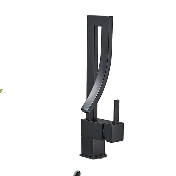 Badeværelsesarmatur, Messingkonstruktion, Moderne Design,Matte sort