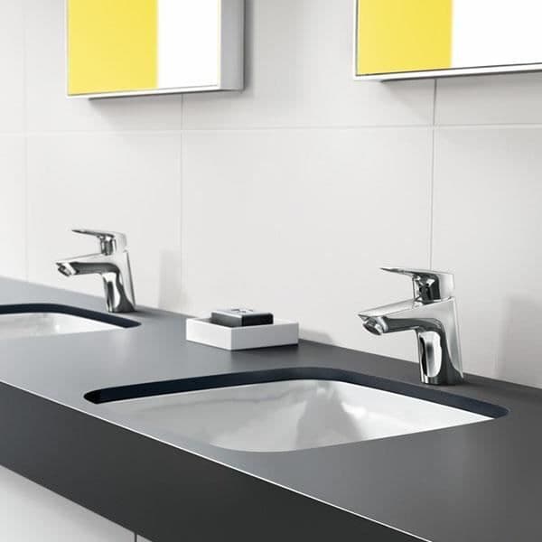 Logis 70 tvättställsblandare - HANSGROHE - Fast pip - EcoSmart - AirPower - Krom