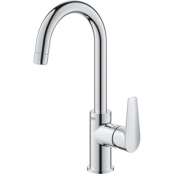 GROHE engrepps tvättställsblandare - Storlek L - Svanhals - Krom