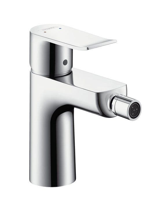 Hansgrohe 31280000 Metris S Engrepps bidéblandare med popup-avfall Krom