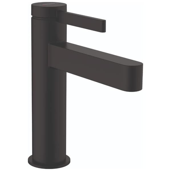 HANSGROHE tvättställsblandare - Finoris mattsvart Push-Open avfall