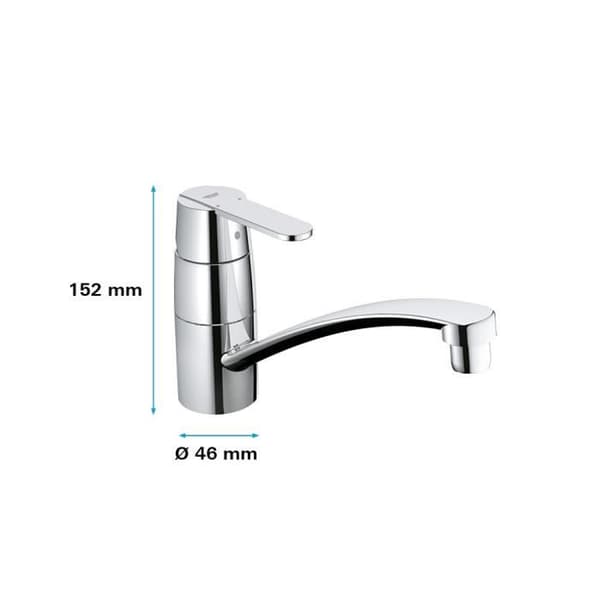 GROHE Engrepps diskbänksblandare Skaffa Chrome 32891000