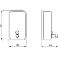 Miniatyrbild 2 av 2: Ideal Standard -iom Distributör serie 1000 ml i stål - A9110MY