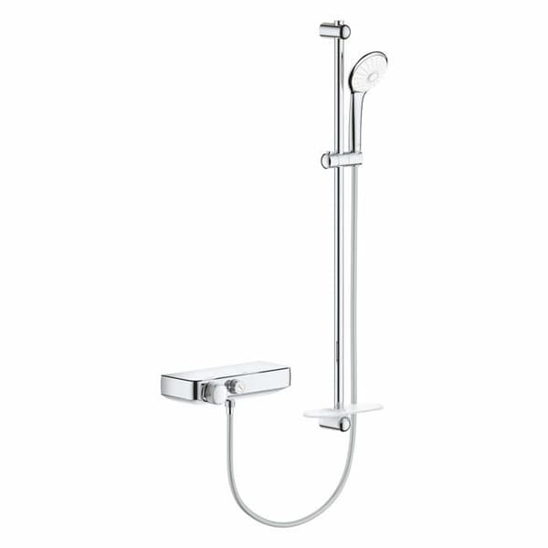 Thermostatblandare Dusch - Grohe - Grohtherm Smartcontrol - Kromad - Väggmonterad - Metall