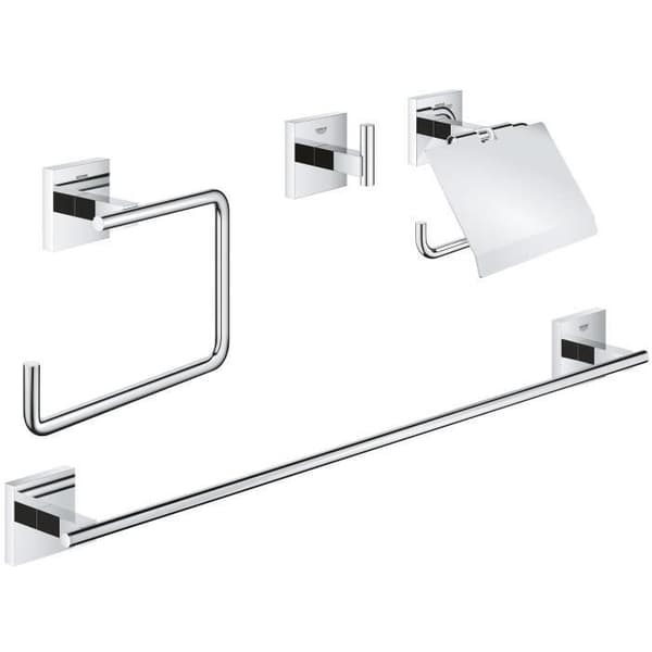 Set för 4-i-1-tillbehör - GROHE - 41115000 - Start Cube - Kromad