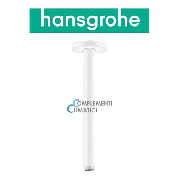 Duschtillbehör - Hansgrohe - Fissaggio a soffitto S 30 cm - Vit - 5 års garanti