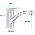 Pikkukuva 5 / 6: Sekoitushana Grohe 30358000