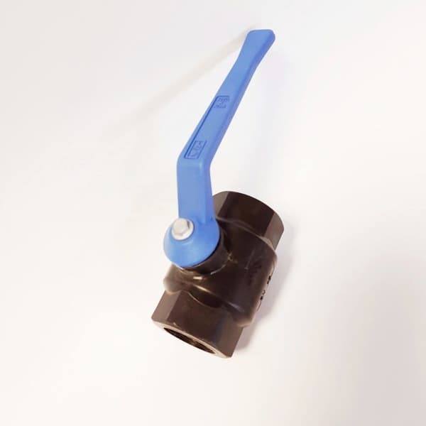 Badrumsblandare S-m - 174063 - M S - Avfrostningssfärblandare 1% 2F2'' Polypropen Svart Blå handtag