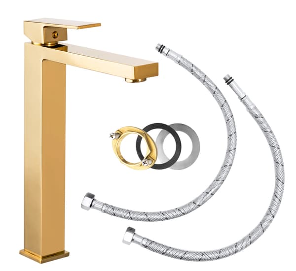 SÆT badeværelse guld BADKAR VASK BIDET ISTER